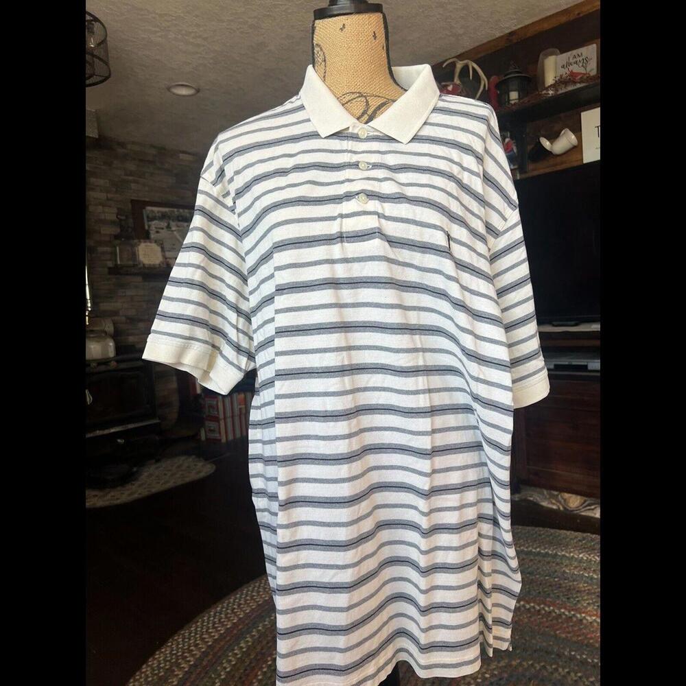Vintage Daniel Cremieux‎ Golf Classic Fit Striped Shirt XXL